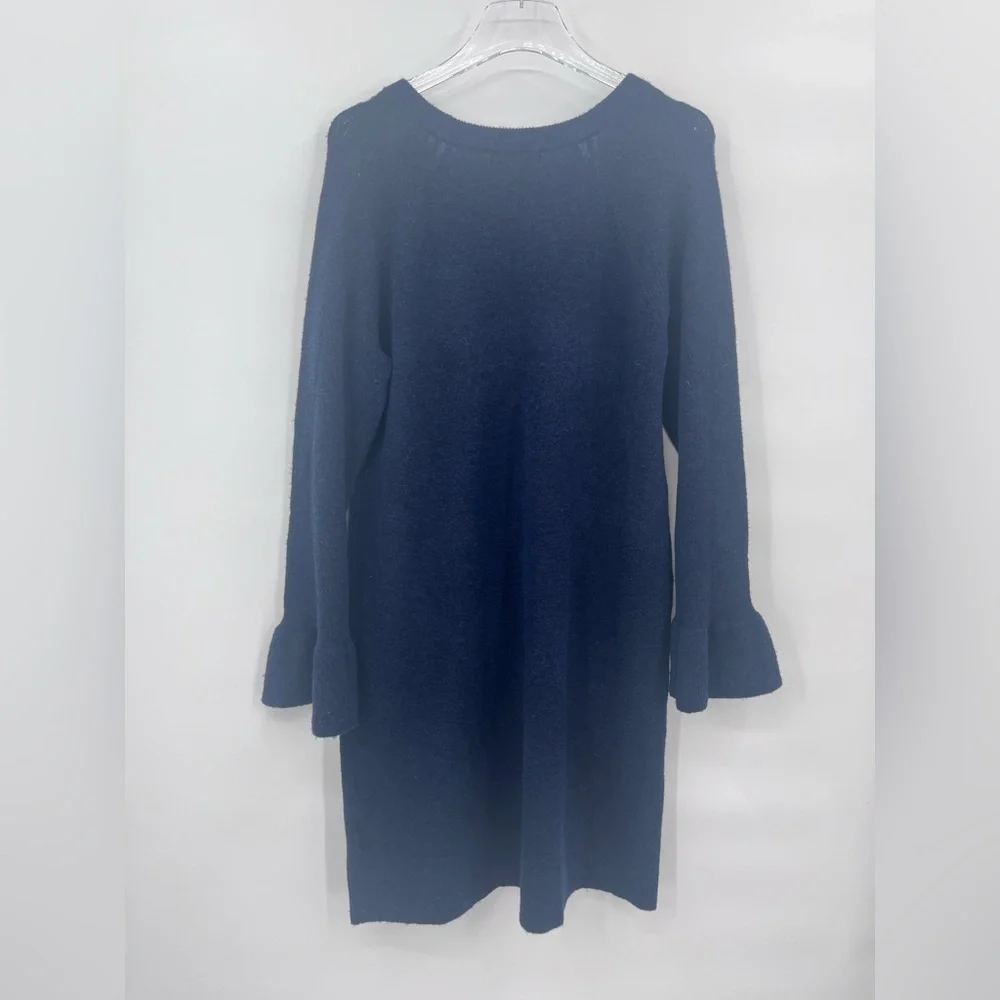NWT Banana‎ Republic Long Sleeve Wool Sweater Dress in navy blue